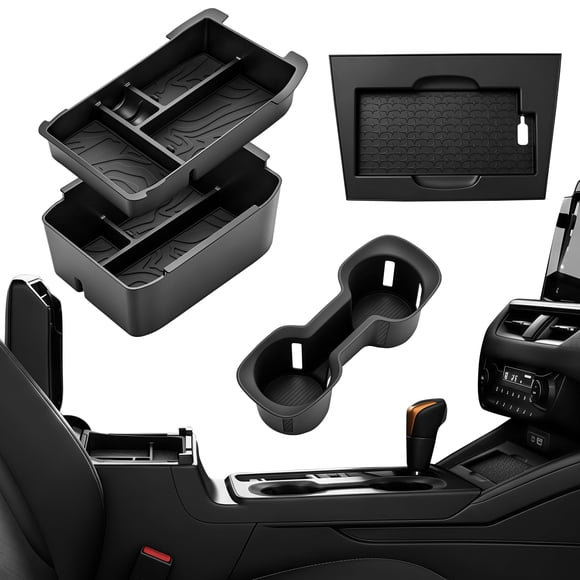 Organizador de consola central DAZANZAN 4 uds con portavasos y carga inalámbrica para Subaru Outback 2026