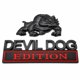 thumbnail image 1 of Emblema para coche WULIDE Devil Dog Bulldog negro/rojo, 1 of 9