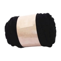Bothyi - Hilo Grueso Grueso Tejido A Mano Hilo De Peso Diy Para Hacer Alfombras Tejer Negro