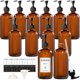 thumbnail image 1 of Dispensador con bomba TBWIND 12 uds 473 ml vidrio ámbar, 1 of 9