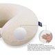 thumbnail image 5 of Almohada cervical de viaje Gosider de espuma viscoelástica con soporte para cuello, color beige, 5 of 7