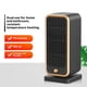 thumbnail image 2 of Calentadores de espacio, Calentador portátil silencioso de eficiencia energética de 500W, función de calentador rápido de cerámica PTC para uso interior de la oficina en el hogar (negro), 2 of 3