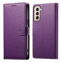 Funda Para Foxdock Samsung Galaxy S21 Plus– Cuero Premium, 3 Ranuras Para Tarjetas, Protección Contra Impactos