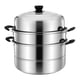 thumbnail image 1 of Olla De Vapor Con Tapa Portátil Gruesa De Fondo Para Carne De Masa Para Bola De Masa De Arroz 28 Cm, 1 of 5