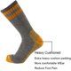 thumbnail image 3 of Calcetines de lana Cerebro Merino para hombre, senderismo a media pantorrilla, 4 pares, 3 of 8