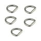 thumbnail image 4 of Anillos En D De Metal Para Hamaca, Monederos, Anillos De Acero Sin Costura, Anillos En D Semicirculares, 3,5mm X 2,68cm X 2,35cm, 5 Uds., 4 of 5