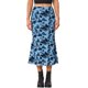 thumbnail image 1 of INSPIRE CHIC Falda Floral para Mujer con Cintura Alta Elástica de Malla Cola de Pescado Otoño Invierno Elegante Falda Midi M Azul Claro, 1 of 6
