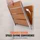 thumbnail image 5 of Asiento de ducha plegable de teca VEVOR montado en la pared 20,9 x 40,6 cm, 5 of 9