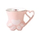 thumbnail image 1 of Mug, Taza Cerámica Huellita, Kawaii 300 Ml Color Blanco, 1 of 2