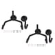 thumbnail image 3 of 2 Uds Gancho De Pared Universal Para Bajo De Guitarra Gancho De Seguridad Slatwall Negro Para Guitarra, 3 of 5
