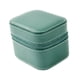 thumbnail image 1 of Caja de reloj individual, caja de reloj de pulsera portátil de cuero PU, regalo elegante, práctico cierre de cremallera para hombres, Estuche de Viaje Verde, 1 of 5