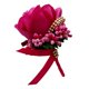 thumbnail image 5 of Estimulación Flor de rosa Broche Pin Ramillete de boda Pin Rosa Roja, 5 of 5