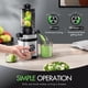 thumbnail image 2 of Extractor de jugo EILKOS de prensado en frío con boca de alimentación ancha, 350 W, color plata clar, 2 of 6