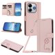 thumbnail image 1 of Funda Cartera Trébol para Xiaomi Redmi Note 14 4G con Ranuras Tarjetas y Carga Inalámbrica Rosa, 1 of 6