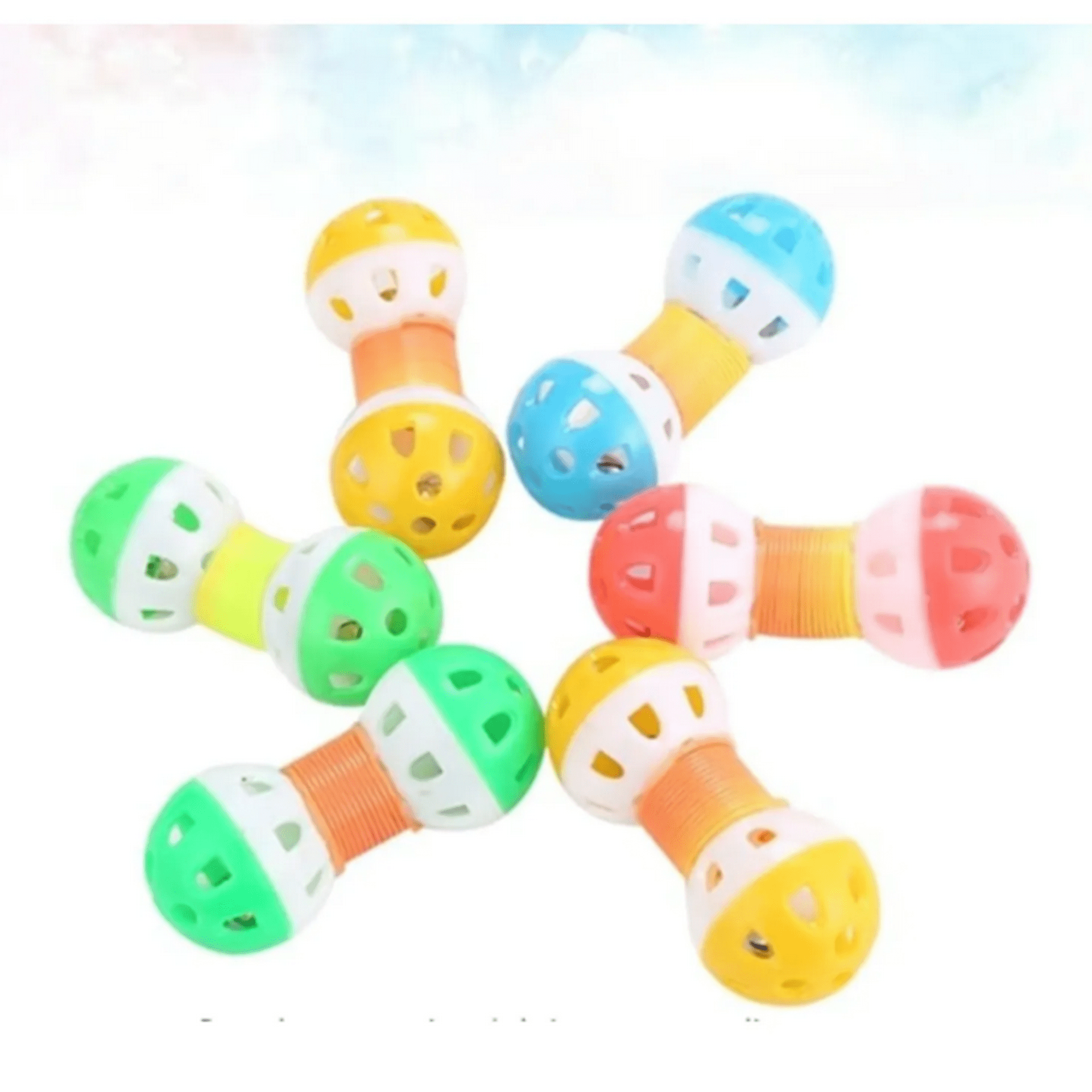 Genérico - Juguete Para Gato Set 3 Pelotitas Para Mascota Plastico