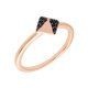 thumbnail image 1 of Anillo Lupine de Sole du Soleil chapado en oro de 18k, 12 CZ, 1 of 10