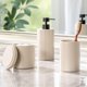 thumbnail image 3 of Juego de 3 accesorios para tocador de baño y encimera, diseño mDesign, resina, 3 of 9