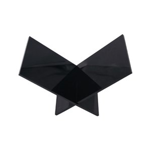 Bothyi - Soporte De Lectura De Libros De Acrílico Para Estante De Almacenamiento De Exhibición De Escritorio Soporte De Libro Abierto Negro