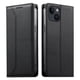 thumbnail image 1 of Funda tipo cartera con bloqueo RFID para iPhone 15 Plus cubierta magnética de cuero con tapa y soporte Negro, 1 of 6