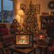 thumbnail image 4 of Adorno Navideño TV Retro Viejito Pascuero Musical Usb, 4 of 10