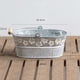 thumbnail image 1 of 2x Metal Hierro Jardín Balcón Maceteros Soportes De Cubo Para Calentar La Casa, 1 of 5