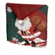 thumbnail image 1 of Pack 6 fundas de respaldo de sillas navidad con pompón 25n8, 1 of 3
