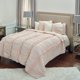 thumbnail image 2 of Colcha Rizzy Home BQ4174 Poliéster 106x92 cm Rosa/Neutral, 2 of 2