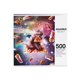 thumbnail image 1 of Rompecabezas AQUARIUS Random Galaxy Cat Pizza 500 piezas, 1 of 7