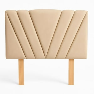 Ethan Desing - Respaldo 2 Plazas Tubular En V Beige