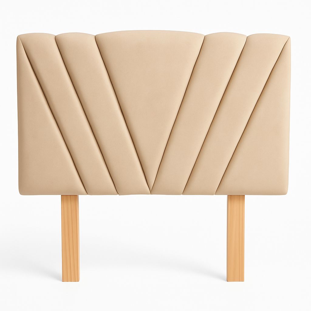 Ethan Desing - Respaldo 2 Plazas Tubular En V Beige