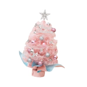 Bothyi - Mini Árbol De Navidad Pequeño Árbol De Navidad Artificial Para Chimenea Año Nuevo Rosa Claro