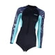 thumbnail image 4 of Traje De Neopreno Corto Para Mujer Traje De Ba?o De Playa Con Cremallera Frontal Resistente Al Agua Azul XL, 4 of 5