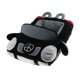 thumbnail image 4 of Forma del coche Cama para mascotas Casa peque?a Casa de perro y gato Cachorros suaves y suaves cachorros negro, 4 of 5
