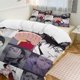 thumbnail image 1 of Hunter X Hunter Anime Home Bed 3-piece Set Classic Japanese Anime Polyester Wash Student Dormitory Set, 1 of 5