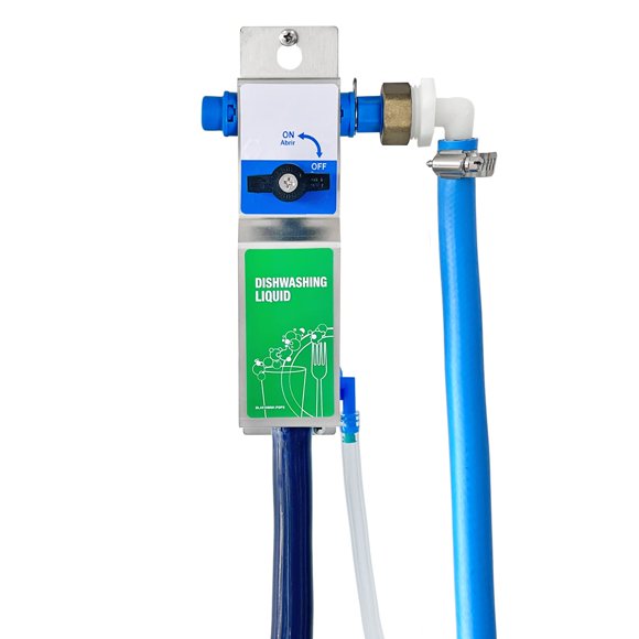 Dispensador de bomba popstechnologies 8162 de acero inoxidable 4 GPM
