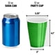 thumbnail image 2 of Vasos desechables DecorRack de plástico verde oscuro, 350 ml (40 unidades), 2 of 5