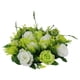 thumbnail image 2 of 35cm Flores De Rosas Artificiales Decorativas DIY Manojo De 14 Para Fiesta Boda Verde Claro, 2 of 5
