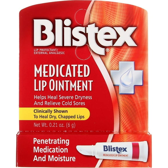 Pomada para labios Blistex Medication, 6 ml (paquete de 3)