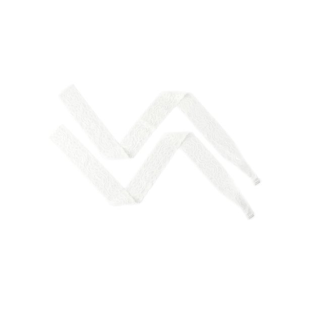 INSPIRE CHIC Correas de Hombro Ajustables Elásticas para Sujetador de Mujer Encaje Envolvente Blanco