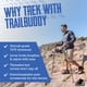 thumbnail image 2 of Bastones de senderismo TrailBuddy, ligeros y plegables, 2 of 7