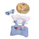 thumbnail image 2 of Mini Muñeca Ropa Con Sombrero Camisola Pantalones Para Niños De 4 A 7 Años 8 A 10 Años Muñeca Colgante Azul, 2 of 3