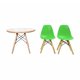 thumbnail image 2 of Set Mesa Blanca C/2 Sillas Verde Eames, 2 of 3