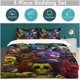 thumbnail image 5 of Anime -Cartoon -Bed -Duvet- -Cover Anime C-artoon Beddin-g Sets 3D Lightw-eight 3 P-iece C-omforter Sets 1 Duvet Co-ver and 2 Pillo-w Shams for Kids Boy-s Girl 86 70"", 5 of 5