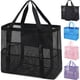 thumbnail image 1 of Bolso Playa Mesh Grande 17.9x9x15cm Bolsillo Cierre, 1 of 3