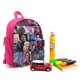 thumbnail image 3 of Villanos Mochila Escolar para Niños y Niñas, Mochila Infantil Ligera de Alta Calidad, Grande y Duradera ROSA, 3 of 6