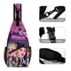 thumbnail image 3 of Chicas Bratz Riñonera Bandolera con Estampado Integral para Hombres y Mujeres, Bolso Cruzado Gráfico de Tendencia, Mochila de Hombro Streetwear para Ciclismo y Deportes, Riñonera Versátil Casual, 3 of 6