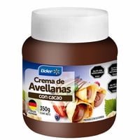Crema De Avellana Con Cacao Frasco 350 G Lider
