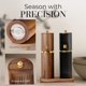 thumbnail image 3 of Styled Settings Wooden Salt and Pepper Grinder Set, Black and Dark Wood, 3 of 3