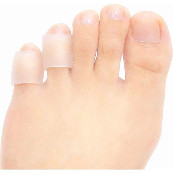 Mangas protectoras de silicona JKcare para dedo pequeño - Pack de 12