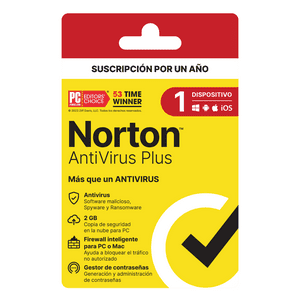 Norton Antivirus Plus 1 Dispositivo 1 Año